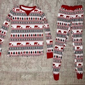 Unisex Christmas pajamas matching set size S